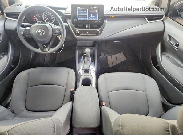 5YFEPMAE9NP350808 2022 TOYOTA COROLLA Black წინა პანელის ხედი