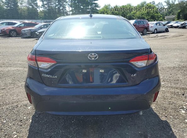 5YFEPMAE9NP388541 2022 TOYOTA COROLLA Blue Вид ззаду