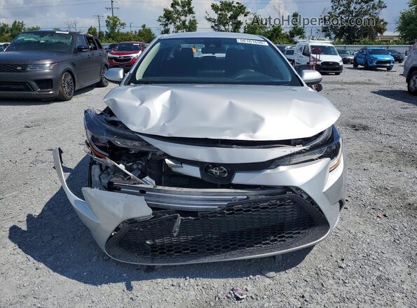 5YFEPMAE9NP392055 2022 TOYOTA COROLLA Silver წინა ხედი
