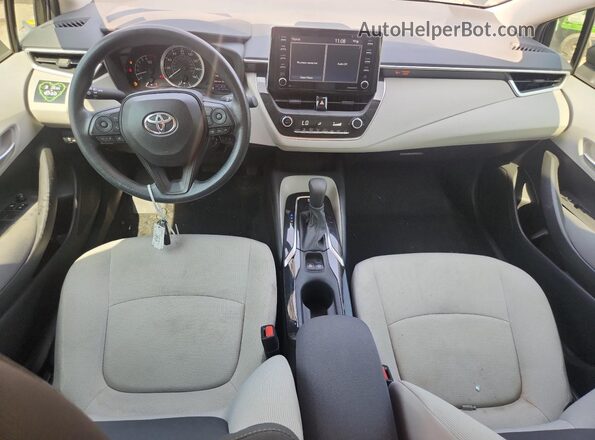 5YFEPMAEXMP159560 2021 TOYOTA COROLLA Black წინა პანელის ხედი