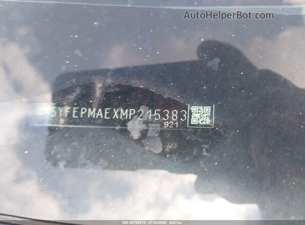 5YFEPMAEXMP215383 2021 TOYOTA COROLLA Gray 