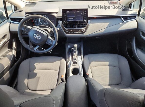5YFEPMAEXMP237027 2021 TOYOTA COROLLA White Առջևի վահանակի տեսք