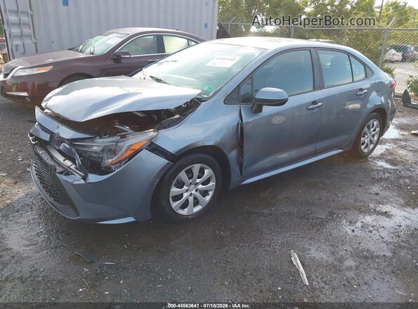 5YFEPMAEXMP265149 2021 TOYOTA COROLLA Blue წინა მარცხენა ხედი სამი მეოთხედიდან