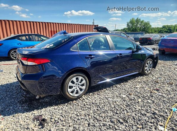 5YFEPMAEXNP345536 2022 TOYOTA COROLLA Blue Trasero derecho