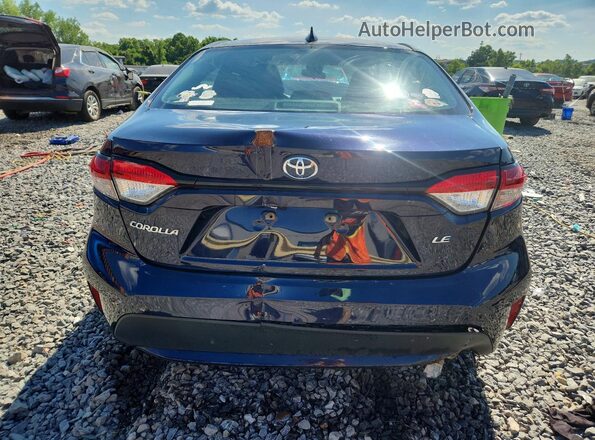 5YFEPMAEXNP345536 2022 TOYOTA COROLLA Blue Vista trasera
