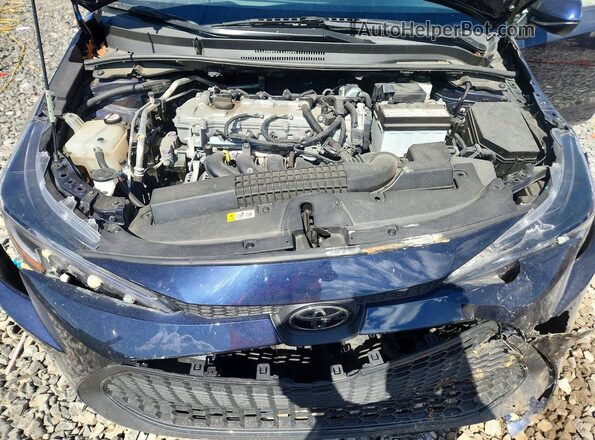 5YFEPMAEXNP345536 2022 TOYOTA COROLLA Blue Vista interior trasera