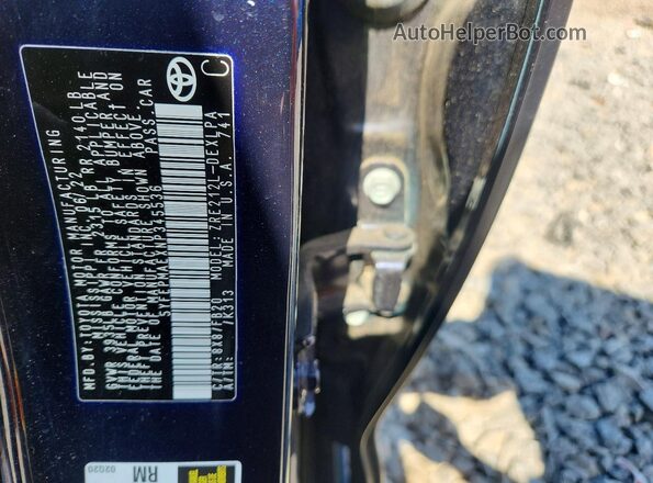 5YFEPMAEXNP345536 2022 TOYOTA COROLLA Blue Vista del compartimento del motor