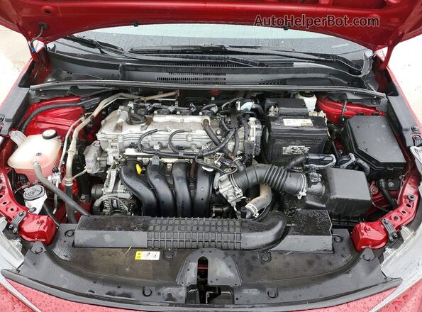 5YFEPMAEXNP359324 2022 TOYOTA COROLLA Red Rear interior view