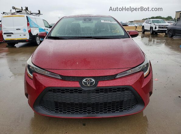 5YFEPMAEXNP359324 2022 TOYOTA COROLLA Red Front view