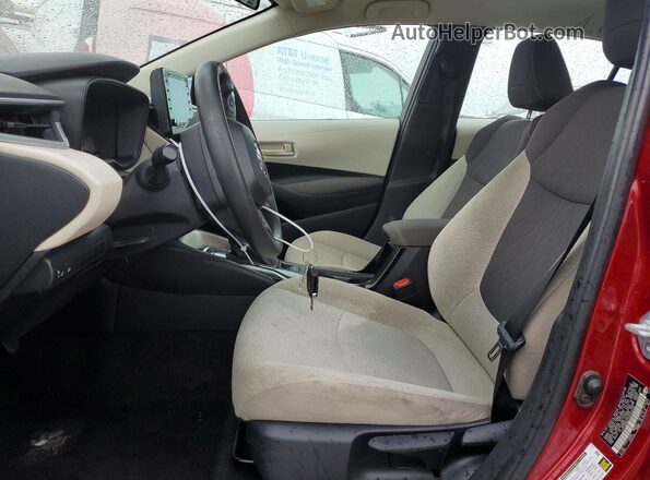 5YFEPMAEXNP359324 2022 TOYOTA COROLLA Red Front interior view