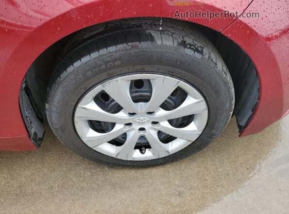 5YFEPMAEXNP359324 2022 TOYOTA COROLLA Red VIN sticker view