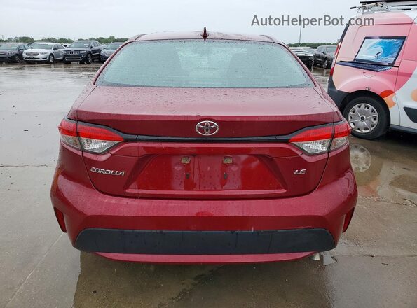 5YFEPMAEXNP359324 2022 TOYOTA COROLLA Red Rear view
