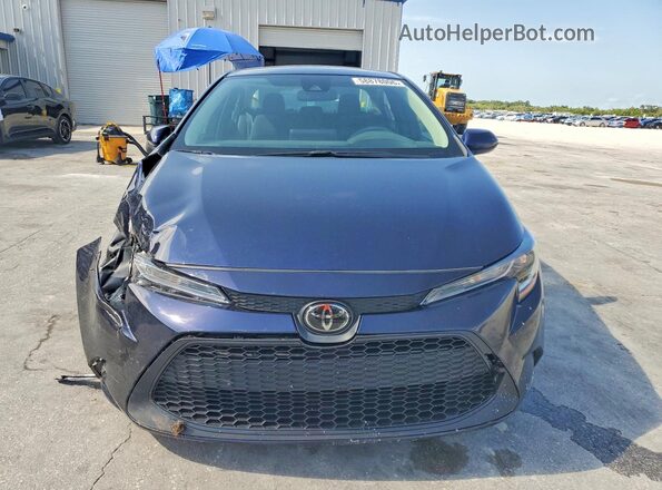 5YFEPMAEXNP385082 2022 TOYOTA COROLLA Blue Widok z przodu