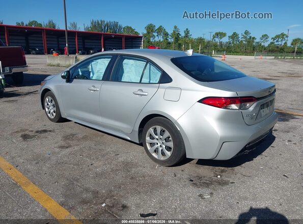 5YFEPMAEXNP385258 2022 TOYOTA COROLLA Silver Rear left