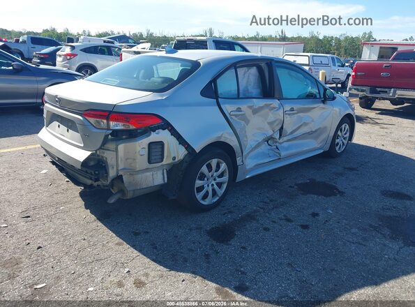 5YFEPMAEXNP385258 2022 TOYOTA COROLLA Silver Rear right