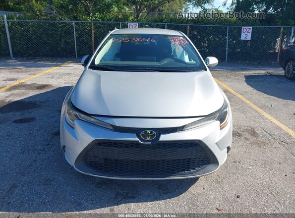 5YFEPMAEXNP385258 2022 TOYOTA COROLLA Silver Instrument cluster view
