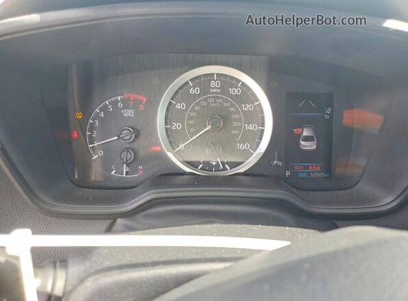 5YFEPRAE0LP038659 2020 TOYOTA COROLLA Blue Սարքավորումների վահանակի տեսք