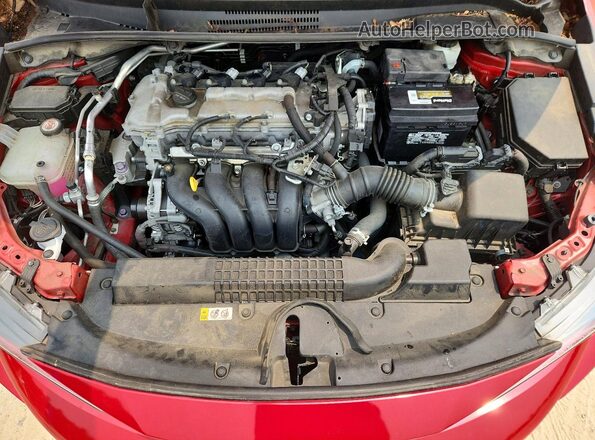 5YFEPRAE0LP057681 2020 TOYOTA COROLLA Burgundy Rear interior view