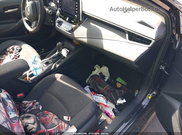 5YFEPRAE0LP060564 2020 TOYOTA COROLLA Black Front interior view
