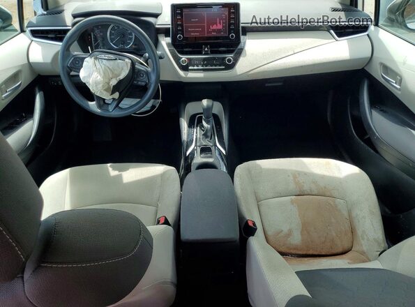5YFEPRAE0LP104045 2020 TOYOTA COROLLA Silver წინა პანელის ხედი