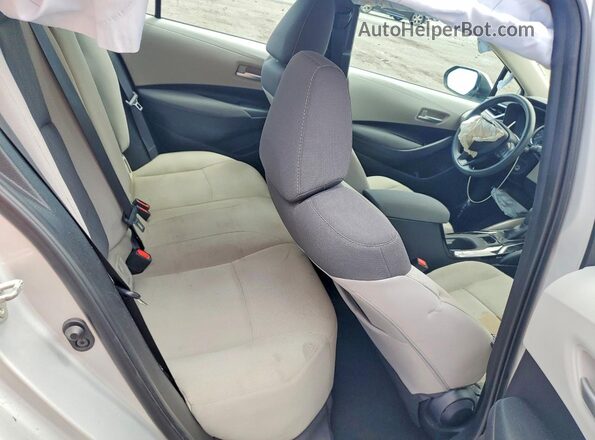 5YFEPRAE0LP104045 2020 TOYOTA COROLLA Silver უკანა სავარძლების ხედი