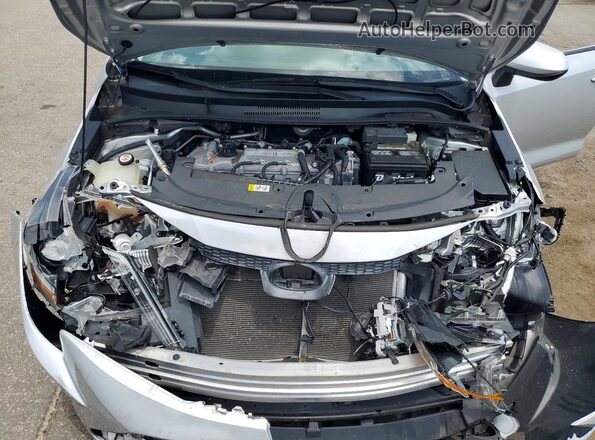 5YFEPRAE0LP104045 2020 TOYOTA COROLLA Silver უკანა სალონის ხედი
