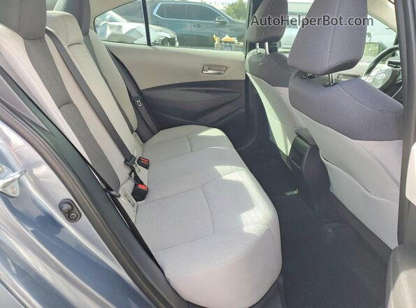 5YFEPRAE0LP108323 2020 TOYOTA COROLLA Blue Rear seats view