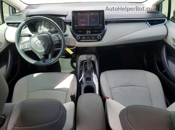 5YFEPRAE0LP108323 2020 TOYOTA COROLLA Blue Dashboard view