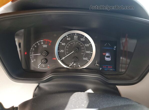 5YFEPRAE0LP108323 2020 TOYOTA COROLLA Blue Instrument cluster view