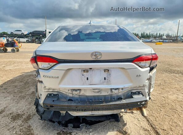 5YFEPRAE1LP117127 2020 TOYOTA COROLLA Silver Vista trasera