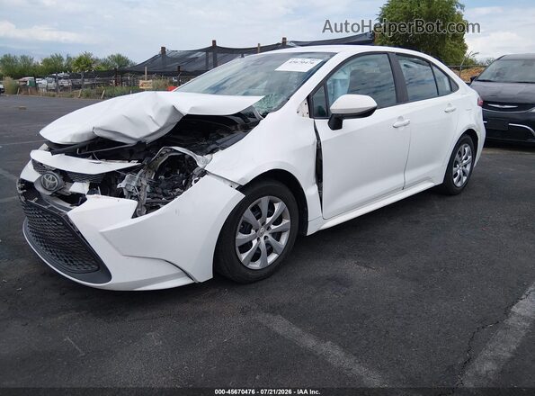 5YFEPRAE2LP013861 2020 TOYOTA COROLLA Белый Передняя левая четверть