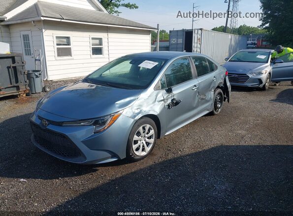 5YFEPRAE2LP037318 2020 TOYOTA COROLLA Blue Передня ліва чверть