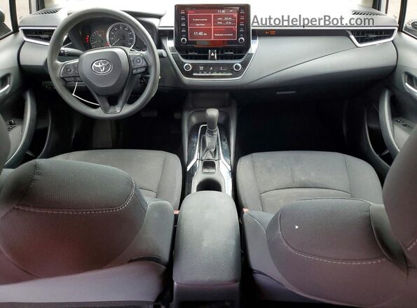 5YFEPRAE2LP061960 2020 TOYOTA COROLLA Silver Առջևի վահանակի տեսք