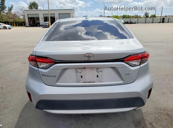 5YFEPRAE2LP061960 2020 TOYOTA COROLLA Silver Հետևի տեսք