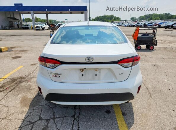 5YFEPRAE3LP017417 2020 TOYOTA COROLLA White უკანა ხედი