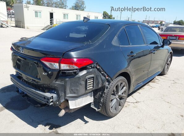 5YFEPRAE3LP064589 2020 TOYOTA COROLLA Black უკანა მარჯვენა