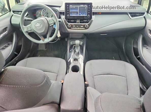 5YFEPRAE3LP106601 2020 TOYOTA COROLLA Black Dashboard view