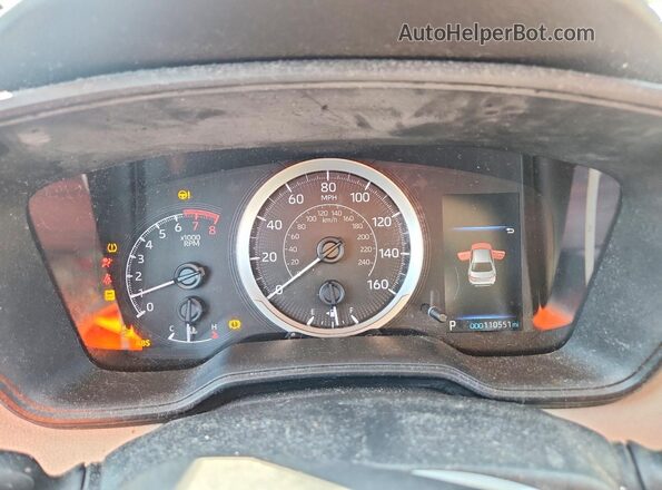 5YFEPRAE4LP025865 2020 TOYOTA COROLLA Blue Vista del cuadro de instrumentos
