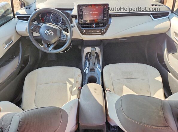 5YFEPRAE4LP025865 2020 TOYOTA COROLLA Blue Vista del salpicadero