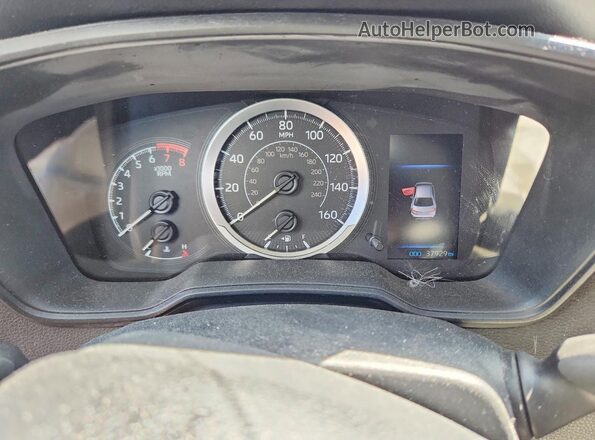 5YFEPRAE4LP037059 2020 TOYOTA COROLLA Silver Вид щитка приладів