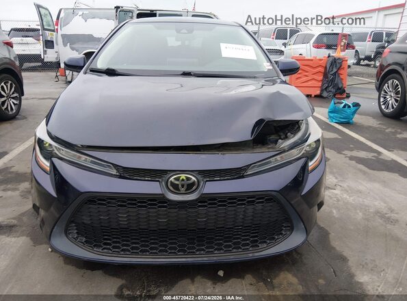 5YFEPRAE4LP089081 2020 TOYOTA COROLLA Blue Вид щитка приладів
