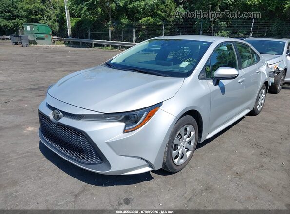5YFEPRAE4LP140630 2020 TOYOTA COROLLA Silver წინა მარცხენა ხედი სამი მეოთხედიდან