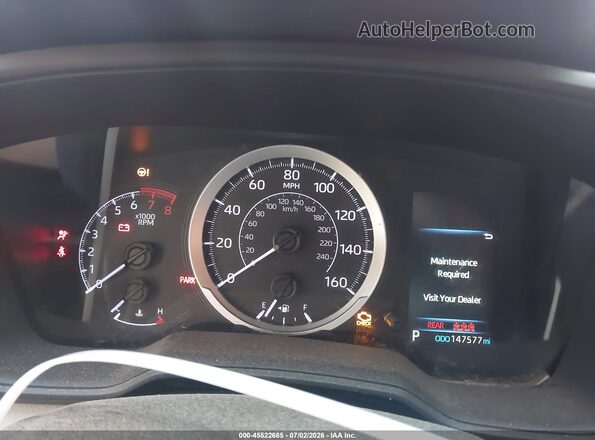 5YFEPRAE5LP038852 2020 TOYOTA COROLLA Красный Вид задних сидений