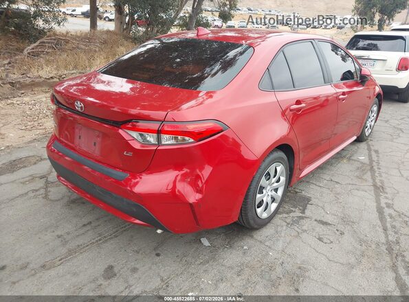 5YFEPRAE5LP038852 2020 TOYOTA COROLLA Красный Задняя правая четверть
