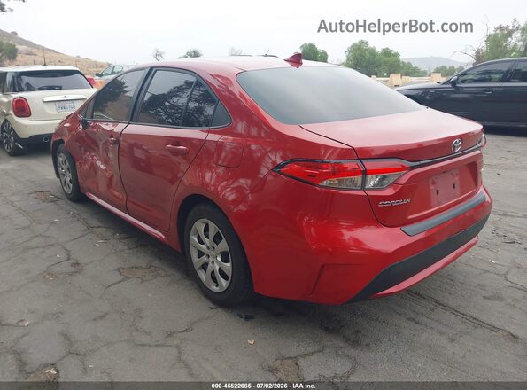 5YFEPRAE5LP038852 2020 TOYOTA COROLLA Красный Задняя левая четверть