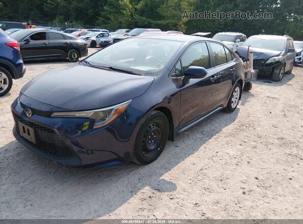 5YFEPRAE6LP017945 2020 TOYOTA COROLLA Dark Blue Передняя левая четверть