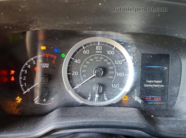 5YFEPRAE6LP026970 2020 TOYOTA COROLLA White Instrument cluster view