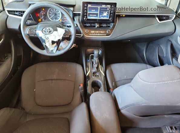 5YFEPRAE6LP026970 2020 TOYOTA COROLLA White Dashboard view