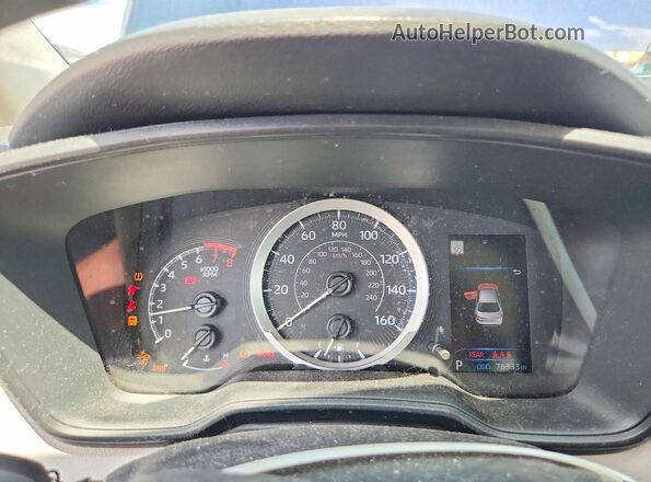 5YFEPRAE6LP060620 2020 TOYOTA COROLLA Blue Սարքավորումների վահանակի տեսք