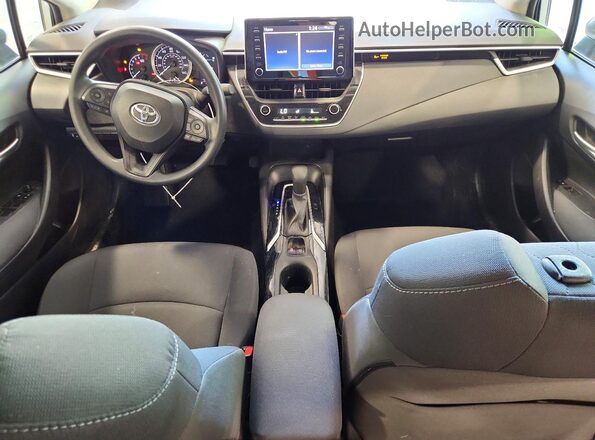 5YFEPRAE7LP068824 2020 TOYOTA COROLLA Silver Dashboard view